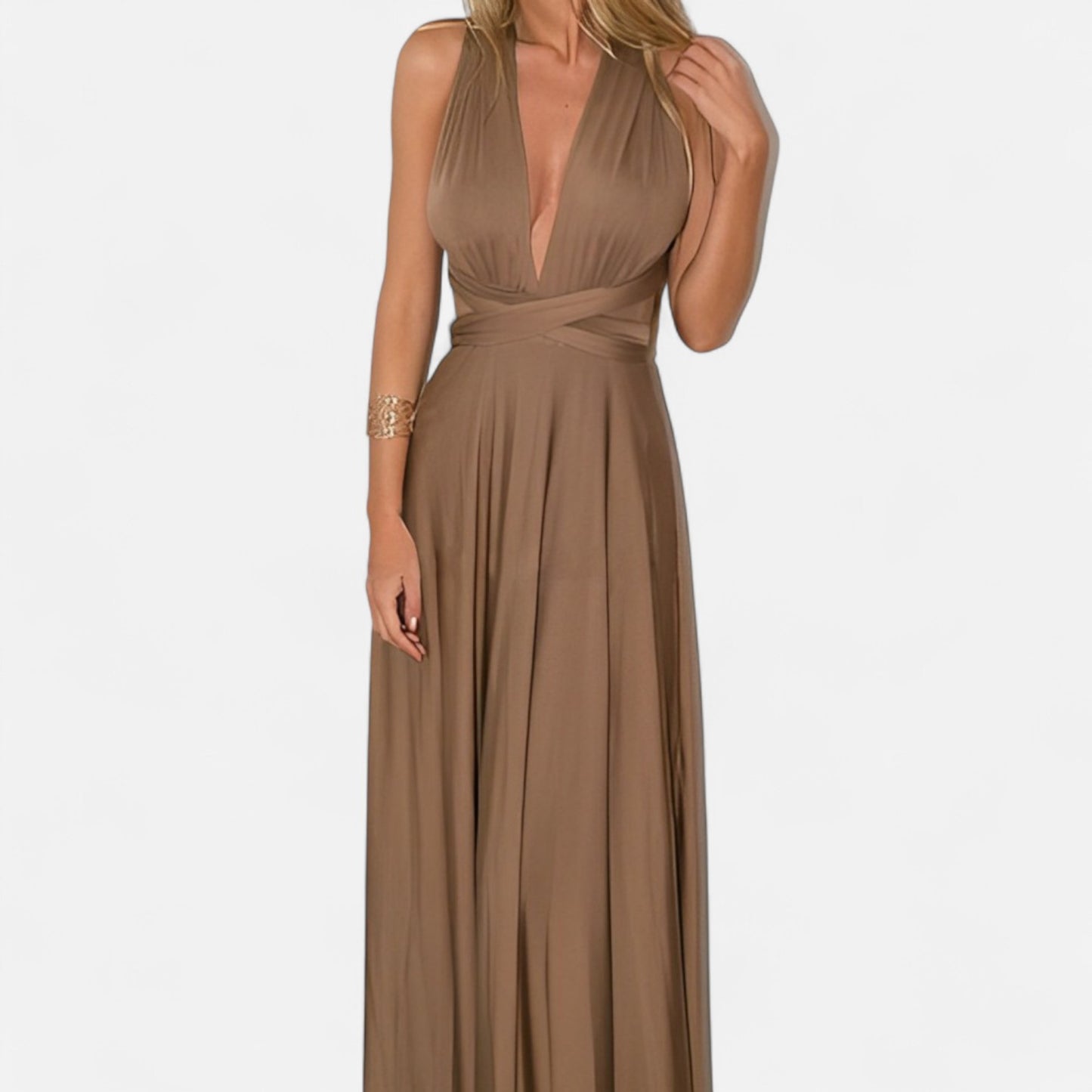 Caurelle | Timeless Wrap Dress – Effortless Elegance & Perfect Fit