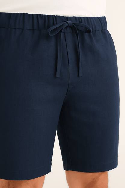 Caurelle | Men's Cotton-Linen Summer Shorts – Lightweight Comfort for Active Days