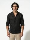 Caurelle | Men’s Linen Style Shirt Lightweight Summer Comfort