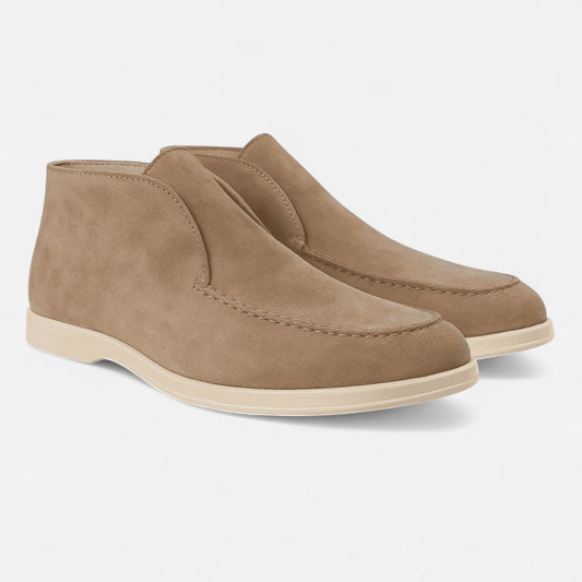 Caurelle | High-Top Suede Loafers – Elevated Comfort & Timeless Style