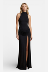 Caurelle | Elegant Women’s Sleeveless Long Maxi Dress with Turtleneck and Thigh Split