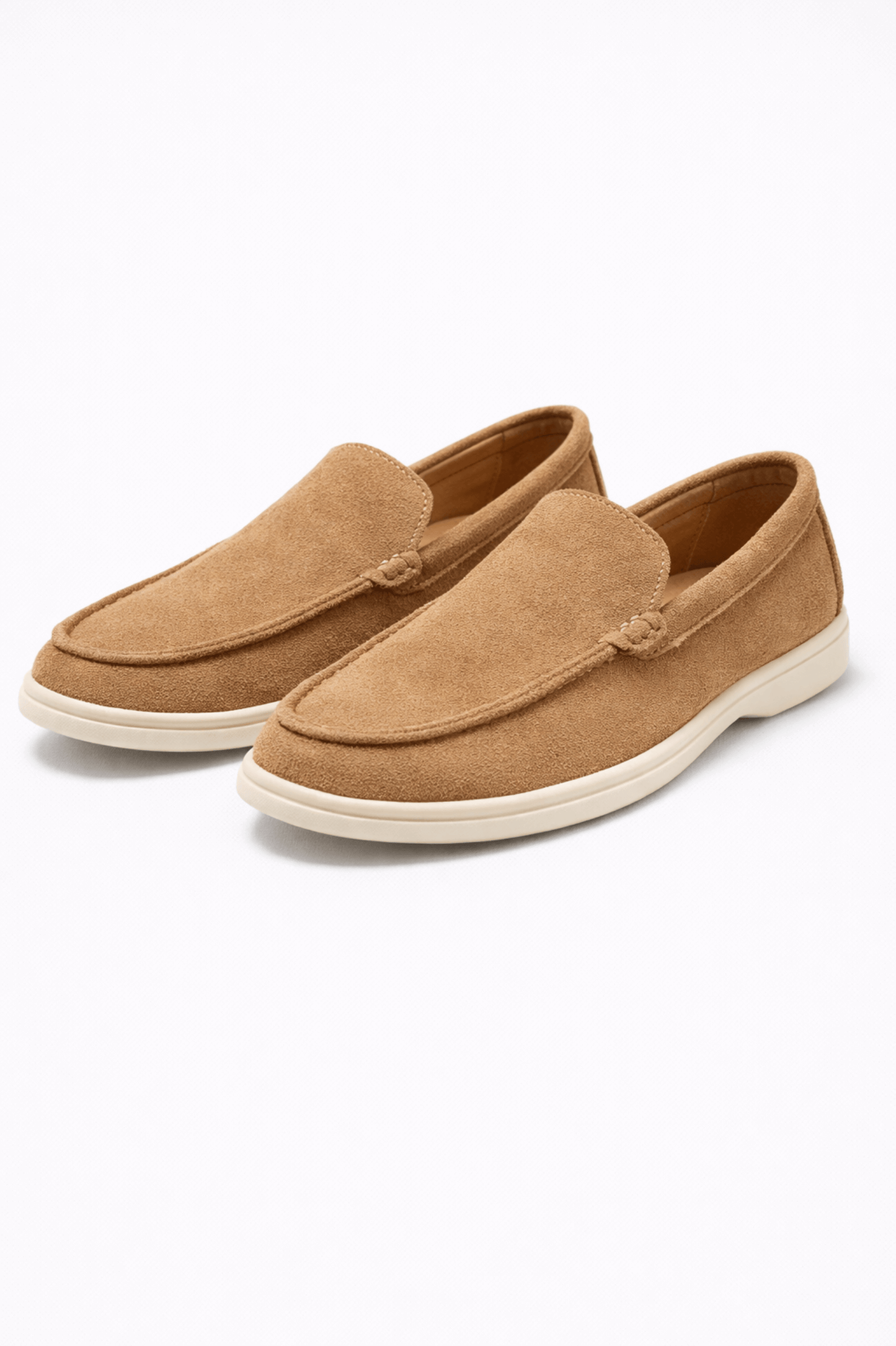 Caurelle | Men’s Faux Suede Loafers – Spring Classic