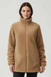 Caurelle | Women’s Zip-Up Teddy Coat – Winter Casual Outerwear