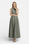 Caurelle | Women’s Pleated Sleeveless Maxi Dress