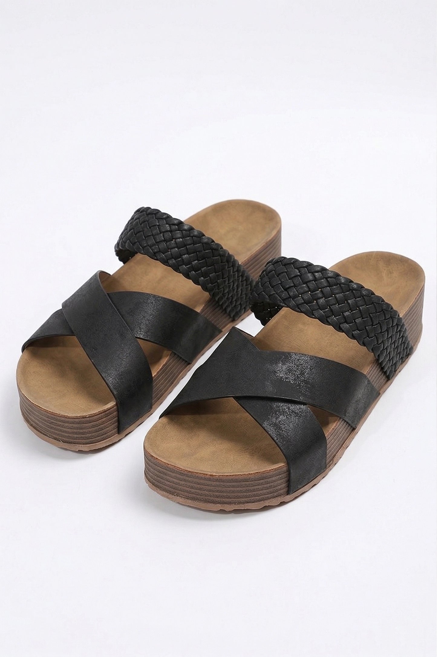 Caurelle | Women’s Wood-Grain Platform Sandals