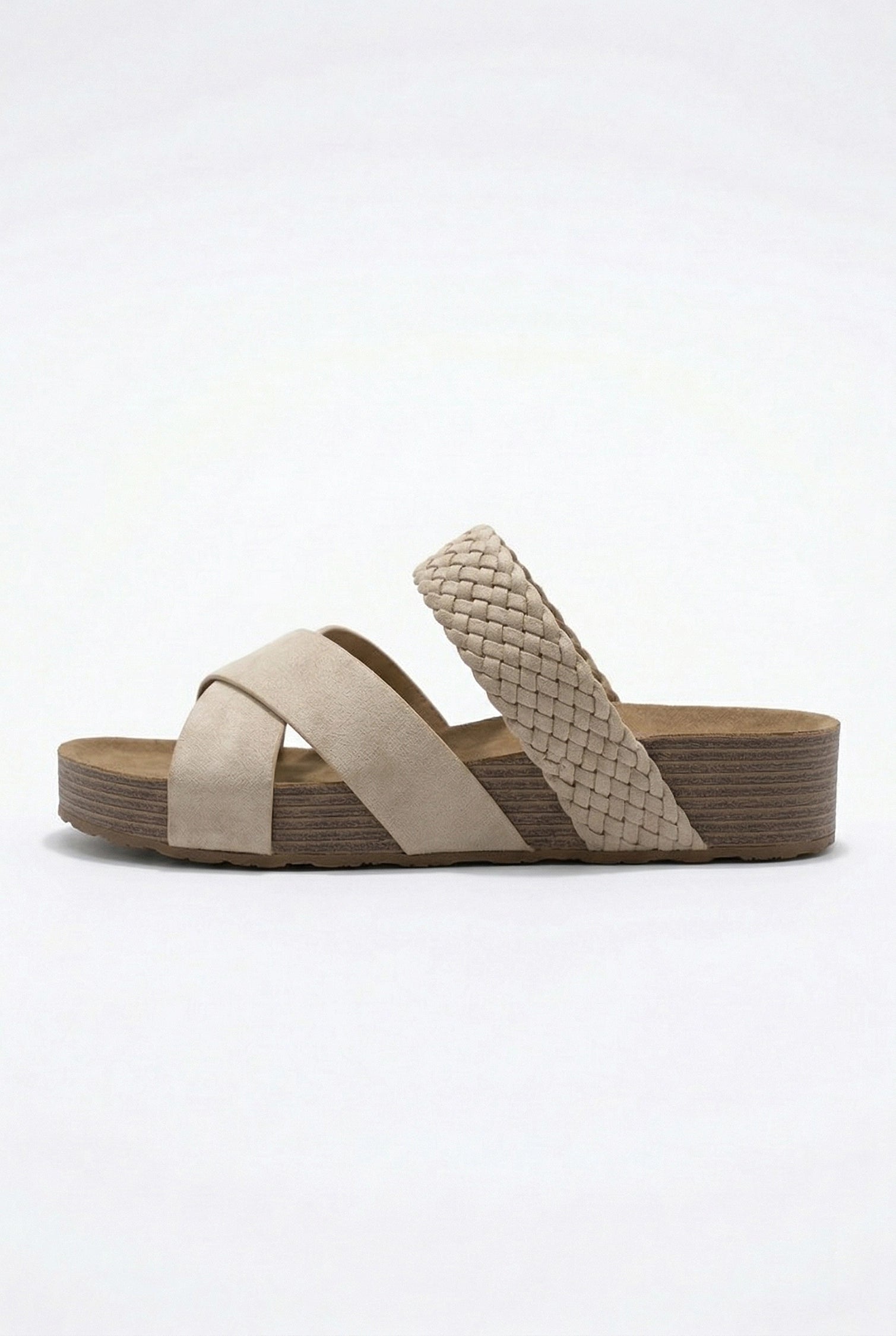 Caurelle | Women’s Wood-Grain Platform Sandals
