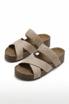 Caurelle | Women’s Wood-Grain Platform Sandals