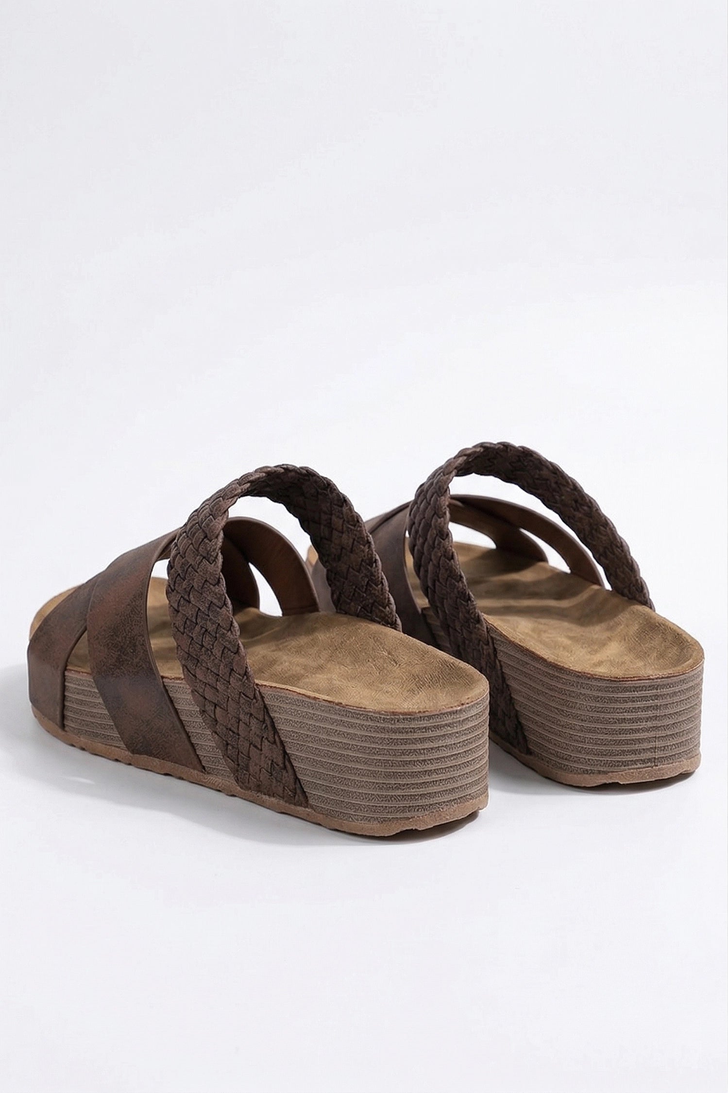 Caurelle | Women’s Wood-Grain Platform Sandals