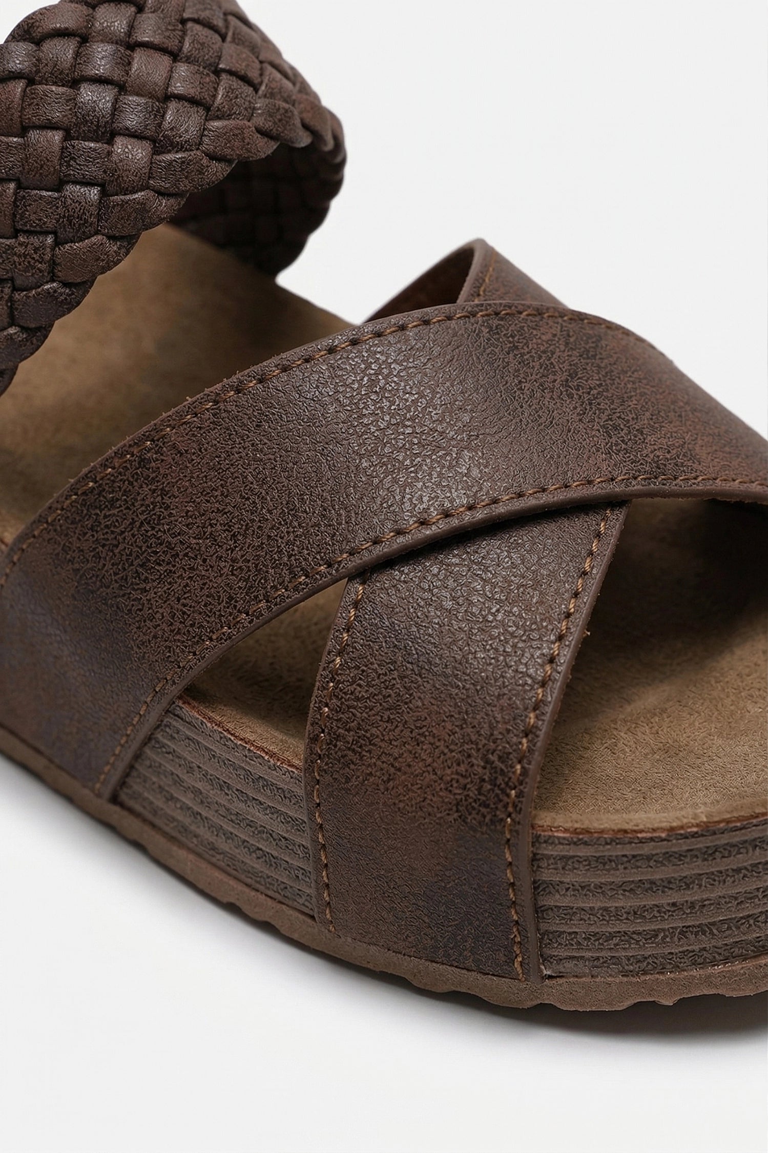 Caurelle | Women’s Wood-Grain Platform Sandals