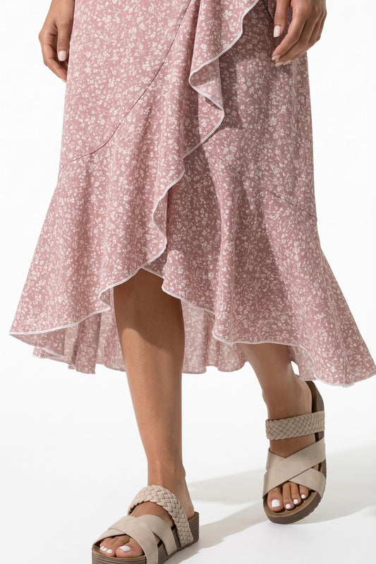 Caurelle | Elegant Floral Midi Dress for Women