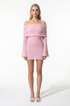Caurelle | Elegant Long Sleeve Knit Mini Dress