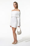 Caurelle | Elegant Long Sleeve Knit Mini Dress