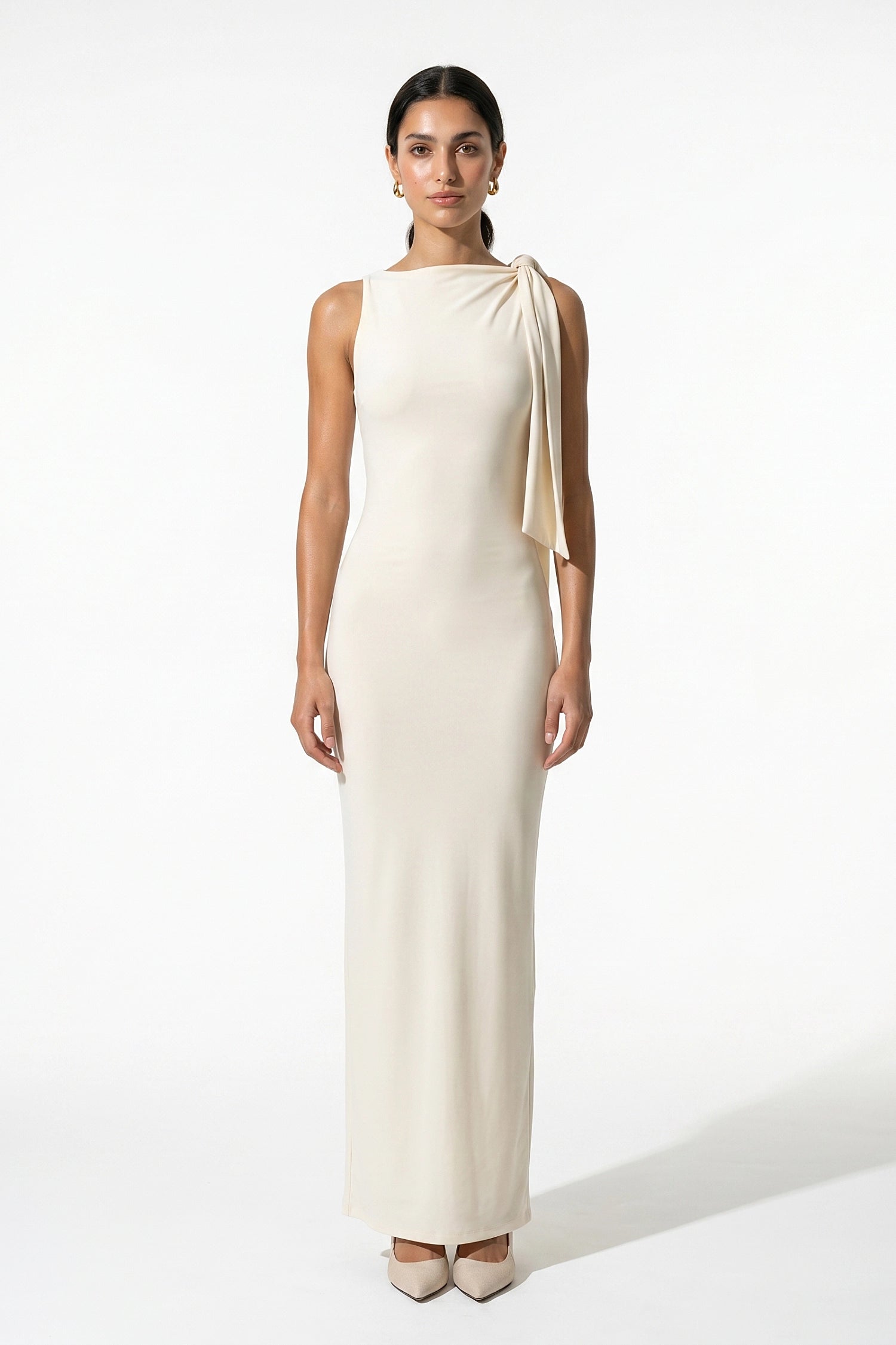 Caurelle | Elegant Patchwork Bodycon Maxi Dress