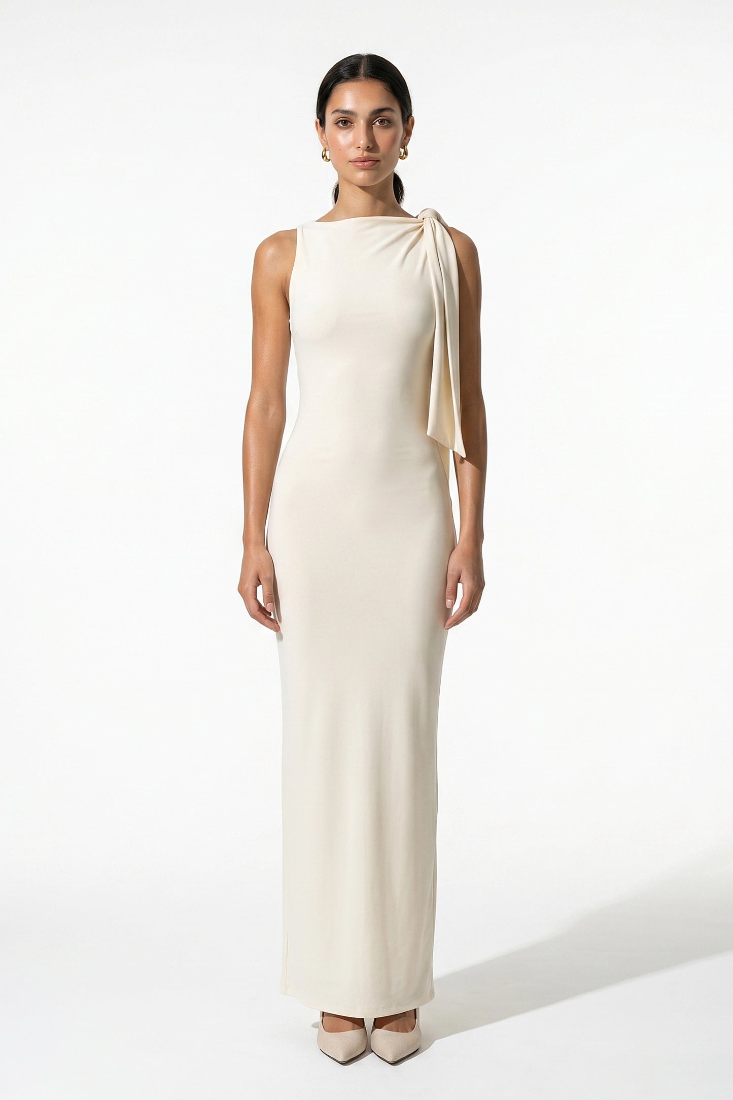 Caurelle | Elegant Patchwork Bodycon Maxi Dress