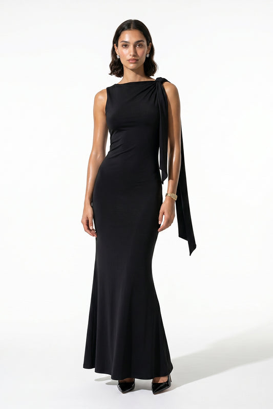Caurelle | Elegant Patchwork Bodycon Maxi Dress