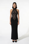 Caurelle | Elegant Strapless Bodycon Lace Maxi Dress