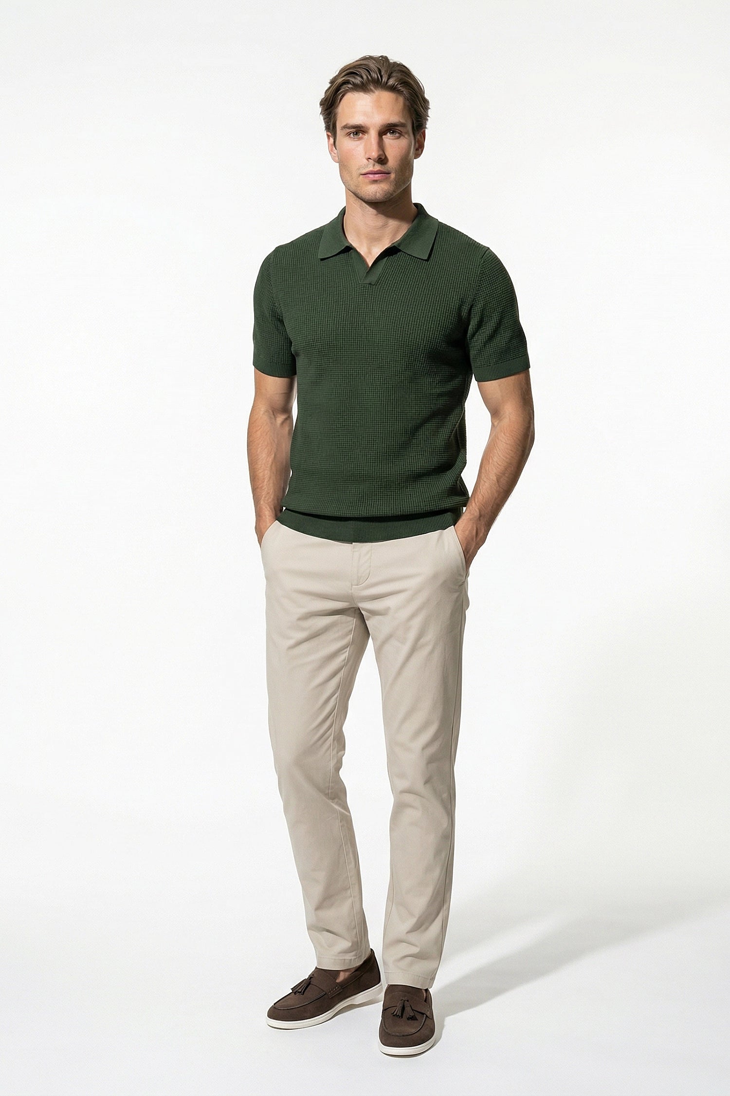 Caurelle | Men’s Knitted Polo Shirt