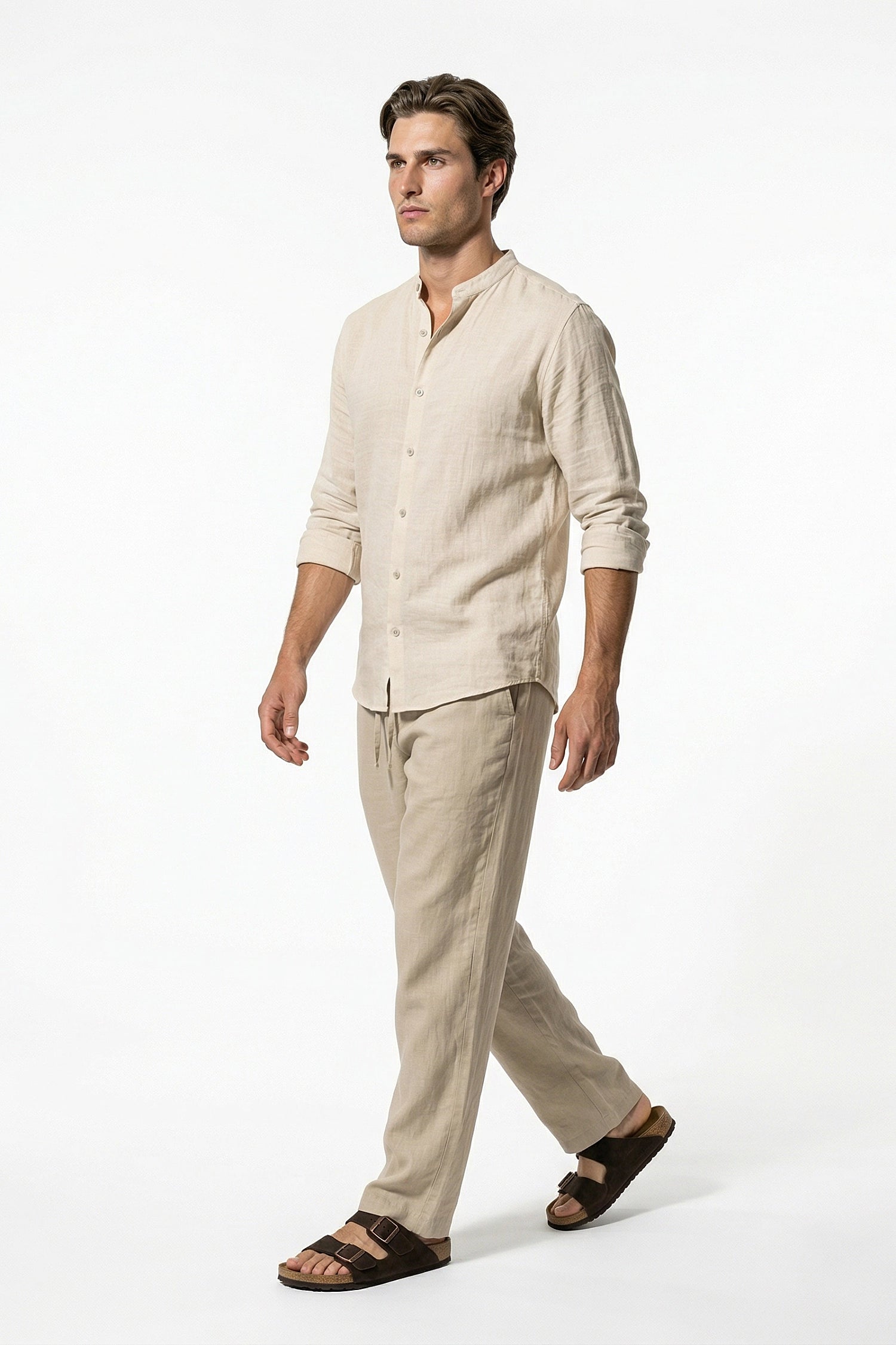 Caurelle | Men’s Lightweight Linen Button Shirt