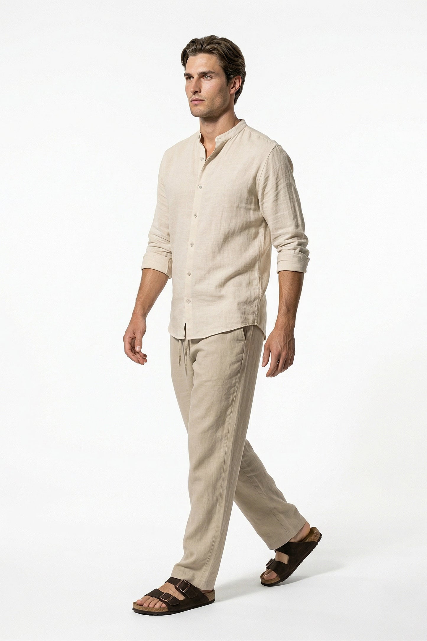 Caurelle | Men’s Lightweight Linen Button Shirt
