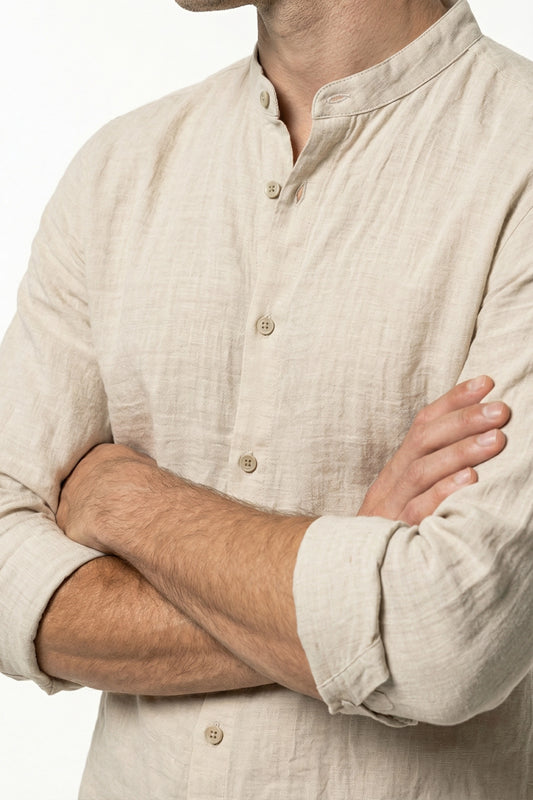 Caurelle | Men’s Lightweight Linen Button Shirt