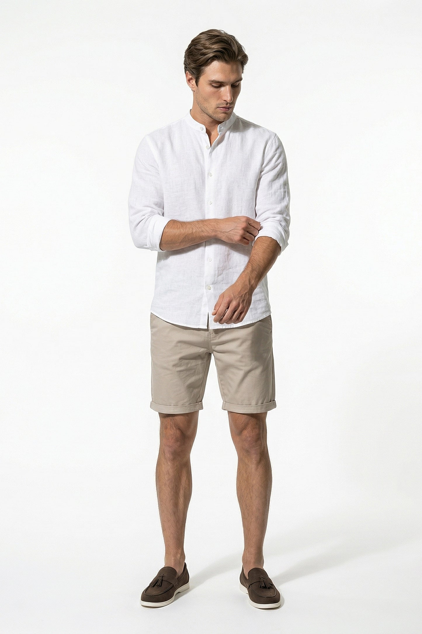 Caurelle | Men’s Lightweight Linen Button Shirt