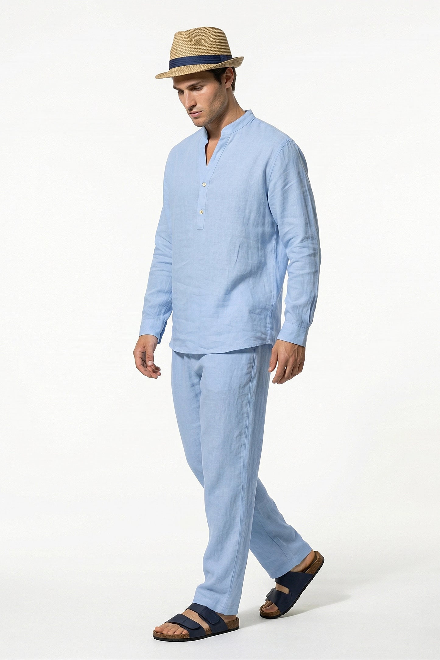 Caurelle | Men’s Linen-Blend Co-Ord Set