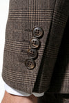 Caurelle | Men’s Plaid Three Piece Suit Business Wedding Guest Casual Elegance