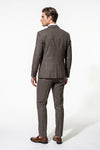 Caurelle | Men’s Plaid Three Piece Suit Business Wedding Guest Casual Elegance