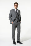 Caurelle | Men’s Plaid Three Piece Suit Business Wedding Guest Casual Elegance