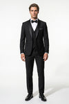 Caurelle | Men’s Slim Fit Three Piece Suit Blazer Vest Pants Set