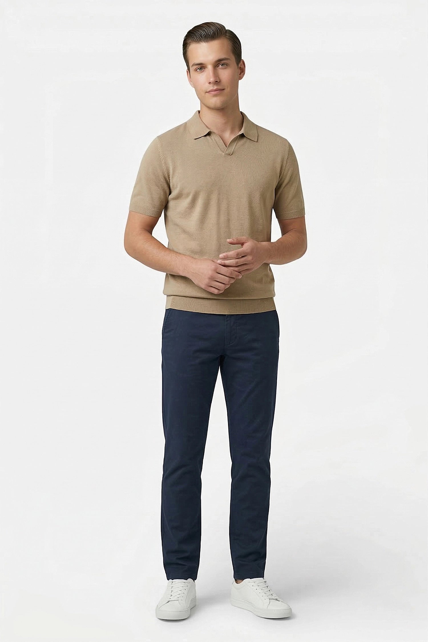 Caurelle | Men’s Stretch Chinos – Tailored Straight
