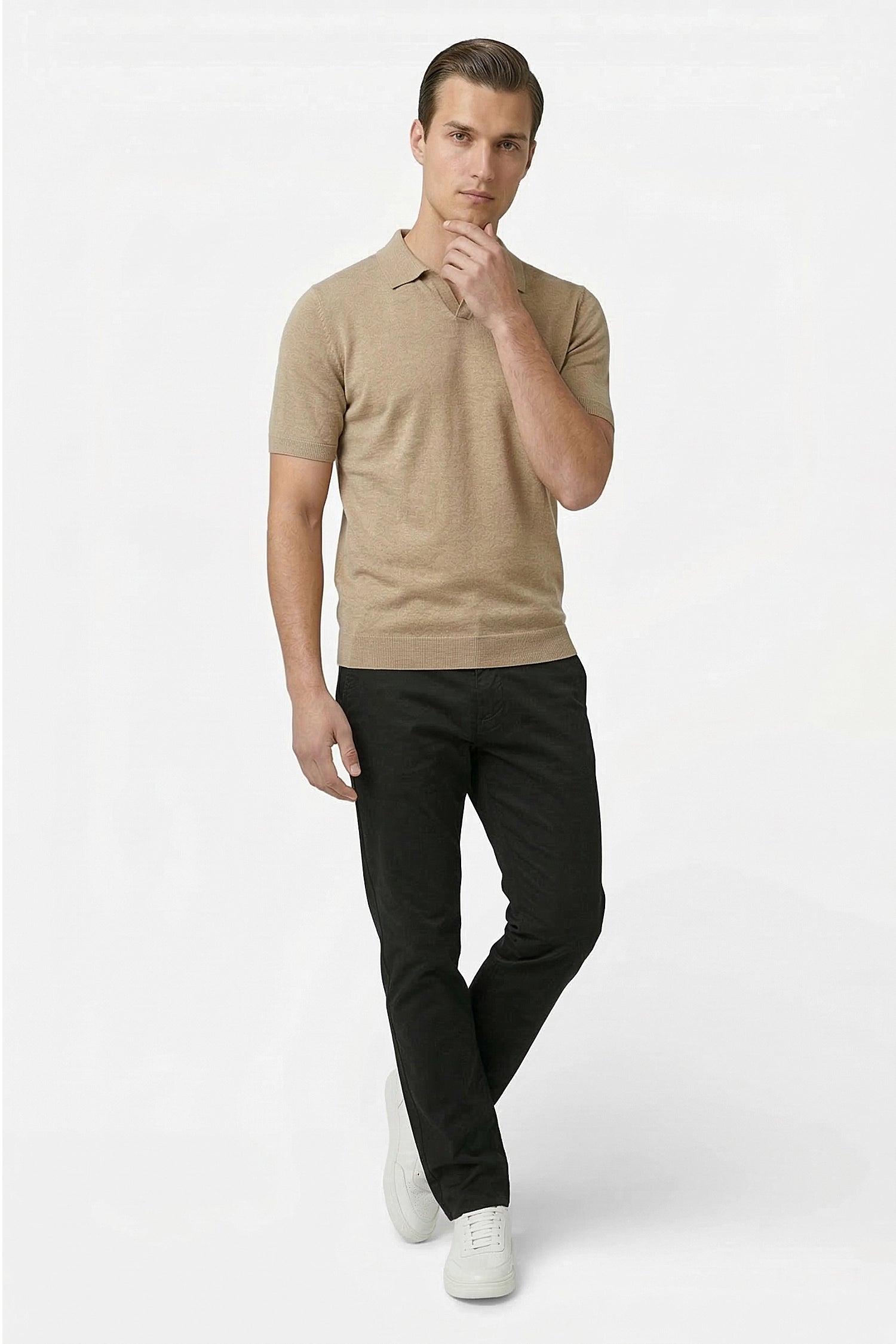 Caurelle | Men’s Stretch Chinos – Tailored Straight
