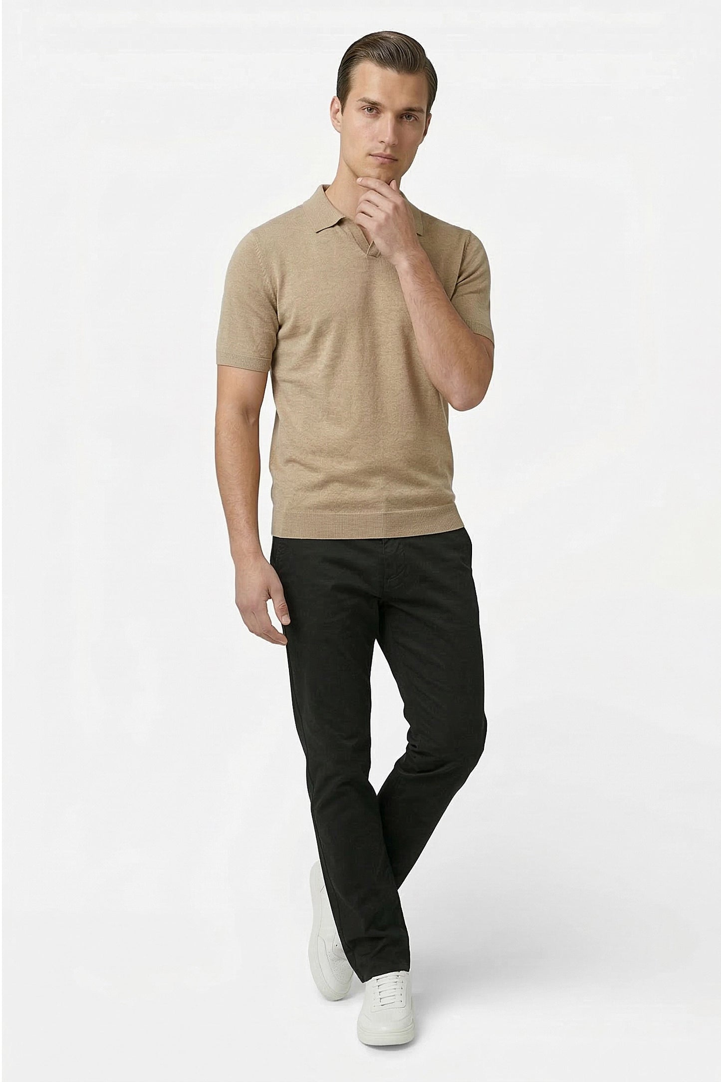 Caurelle | Men’s Stretch Chinos – Tailored Straight