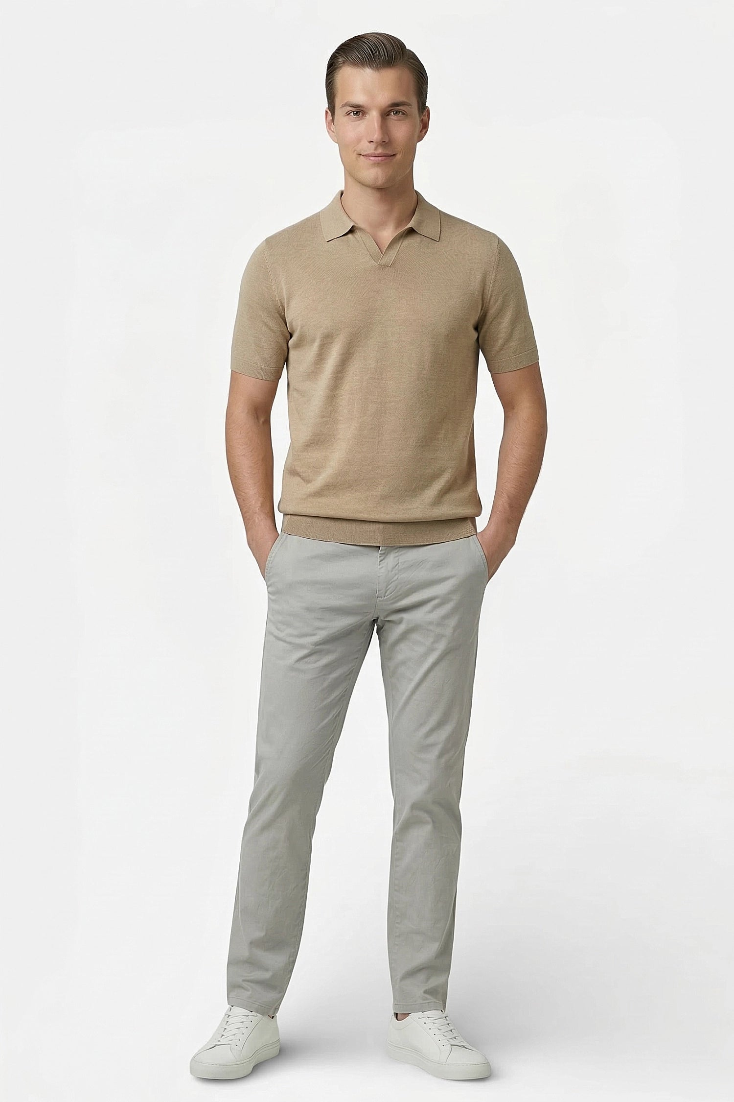 Caurelle | Men’s Stretch Chinos – Tailored Straight