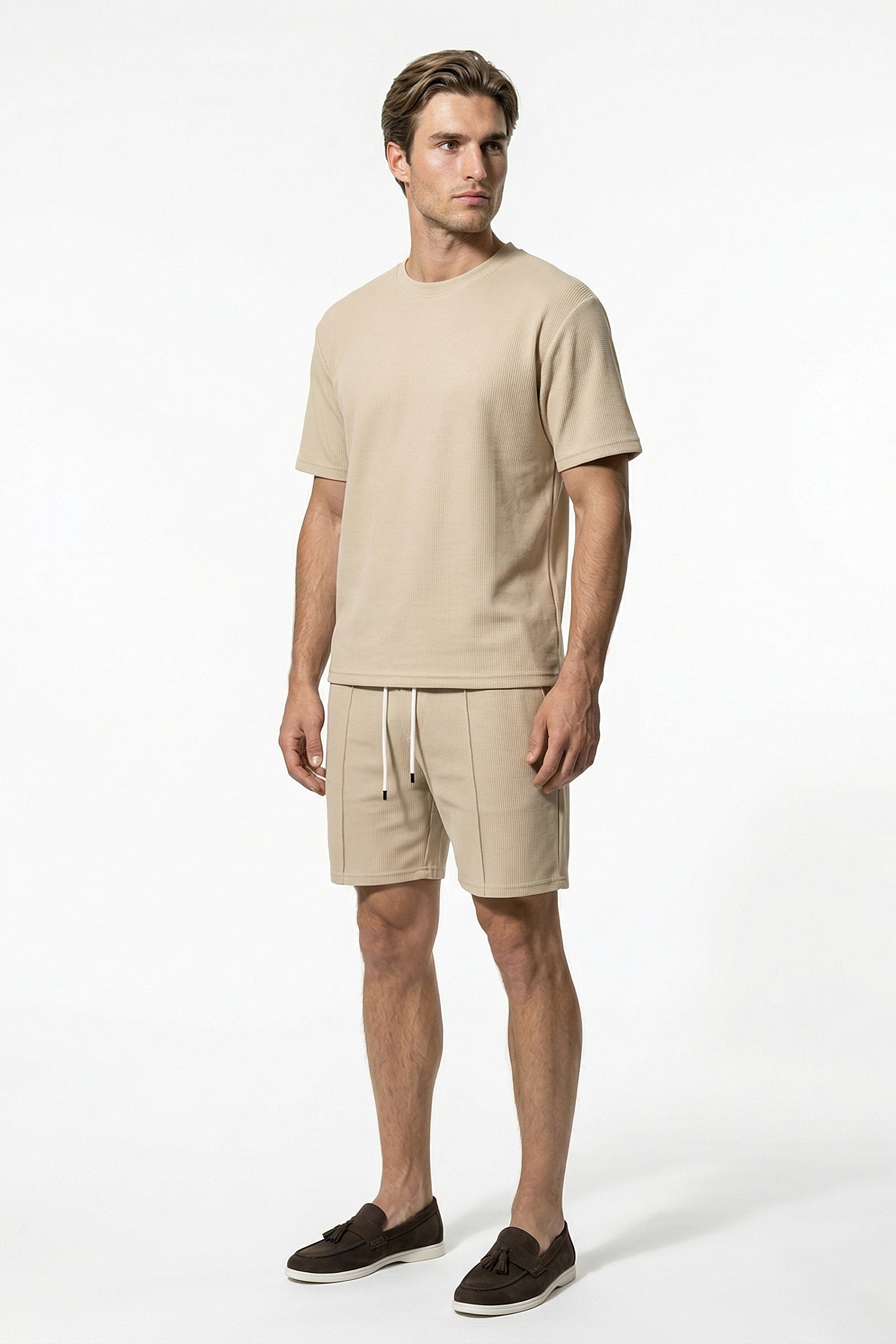 Caurelle | Men’s Waffle Knit Co-Ord Set
