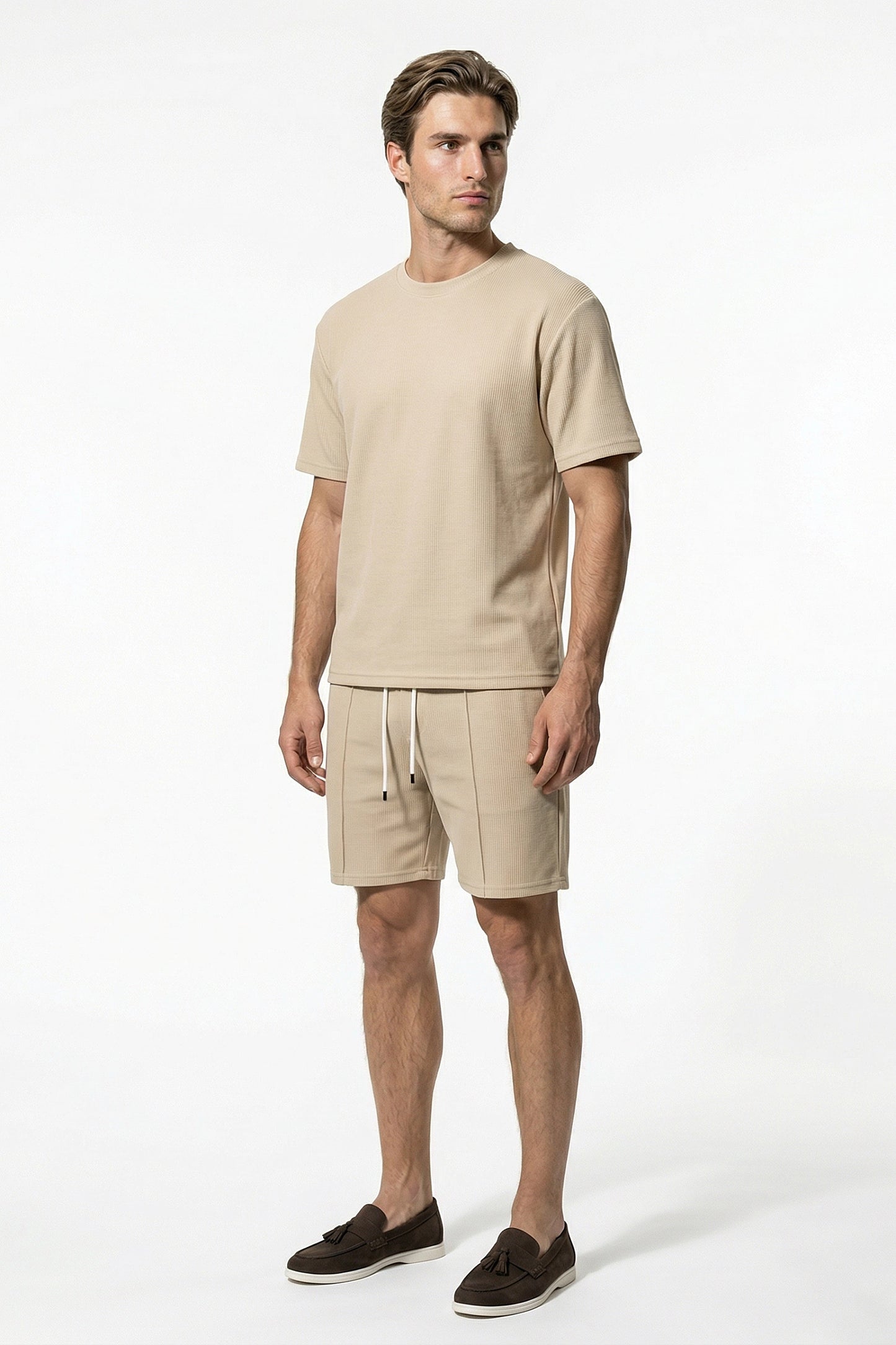 Caurelle | Men’s Waffle Knit Co-Ord Set