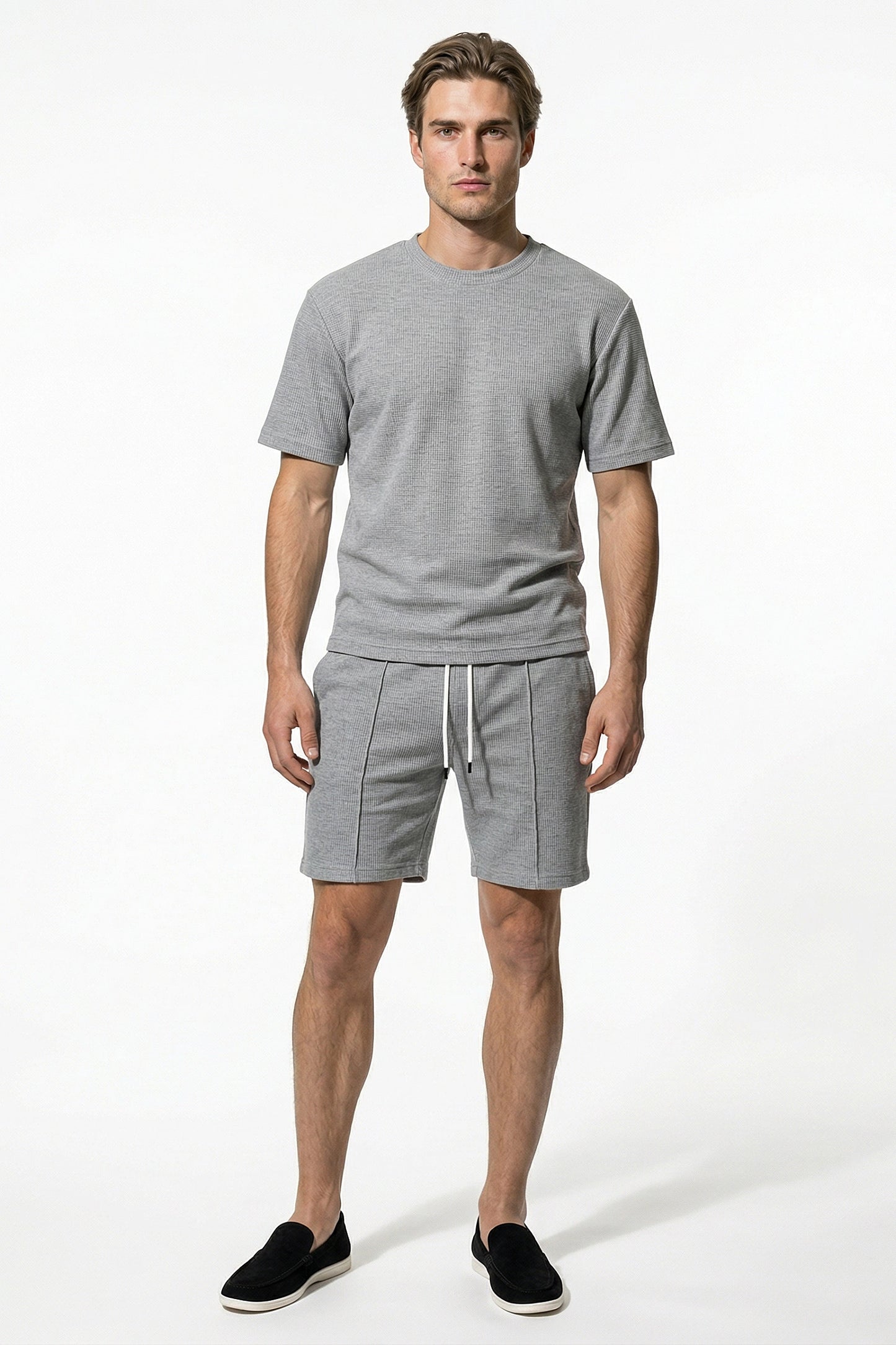Caurelle | Men’s Waffle Knit Co-Ord Set