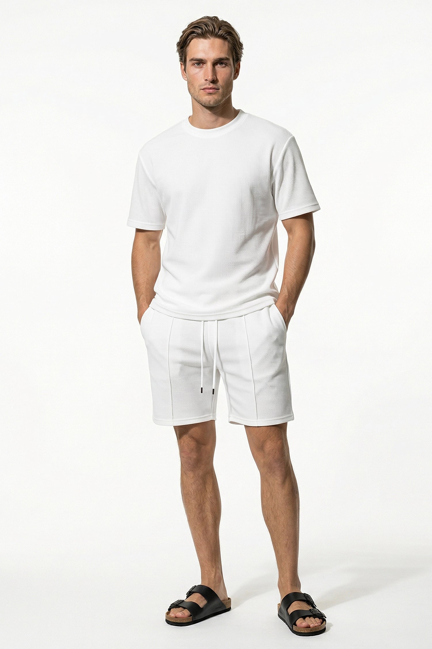 Caurelle | Men’s Waffle Knit Co-Ord Set