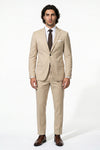 Men's Slim Fit Single Breasted Two Piece Suit