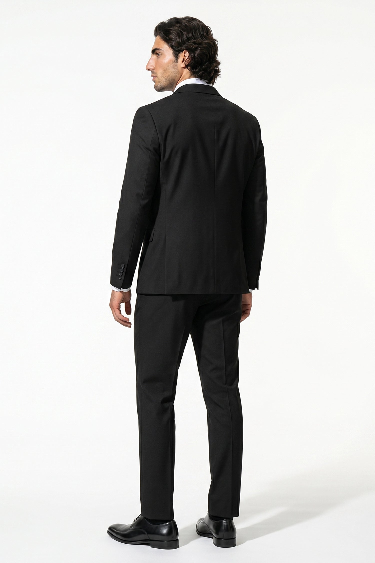 Men's Slim Fit Single Breasted Two Piece Suit