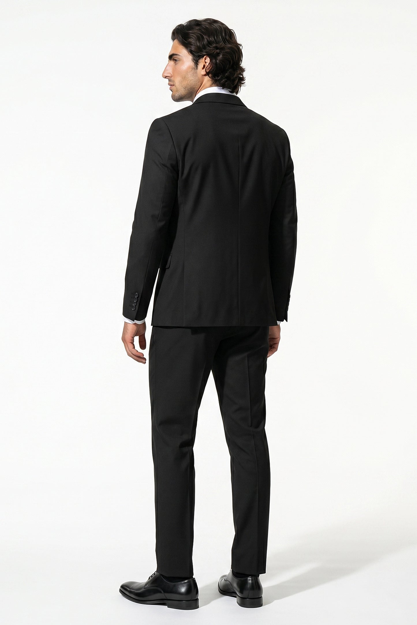 Men's Slim Fit Single Breasted Two Piece Suit