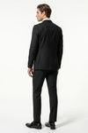 Men's Slim Fit Three Piece Suit with Single-Breasted Waistcoat
