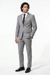 Men's Slim Fit Single Breasted Two Piece Suit