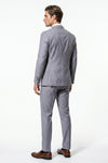 Men's Slim Fit Three Piece Suit with Single-Breasted Waistcoat