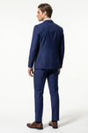 Men's Slim Fit Three Piece Suit with Single-Breasted Waistcoat