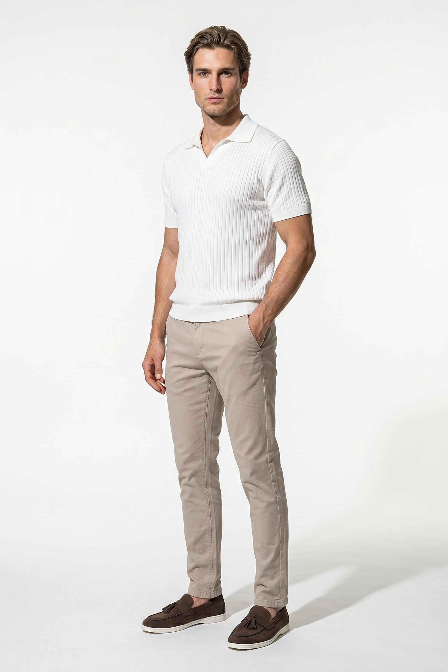 Caurelle | Men’s Tailored Slim Chinos – Modern Fit