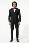 Caurelle | Men’s Two Piece Suit Set Double Breasted Peaked Lapel Tailored