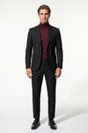 Men's Slim Fit Single Breasted Two Piece Suit