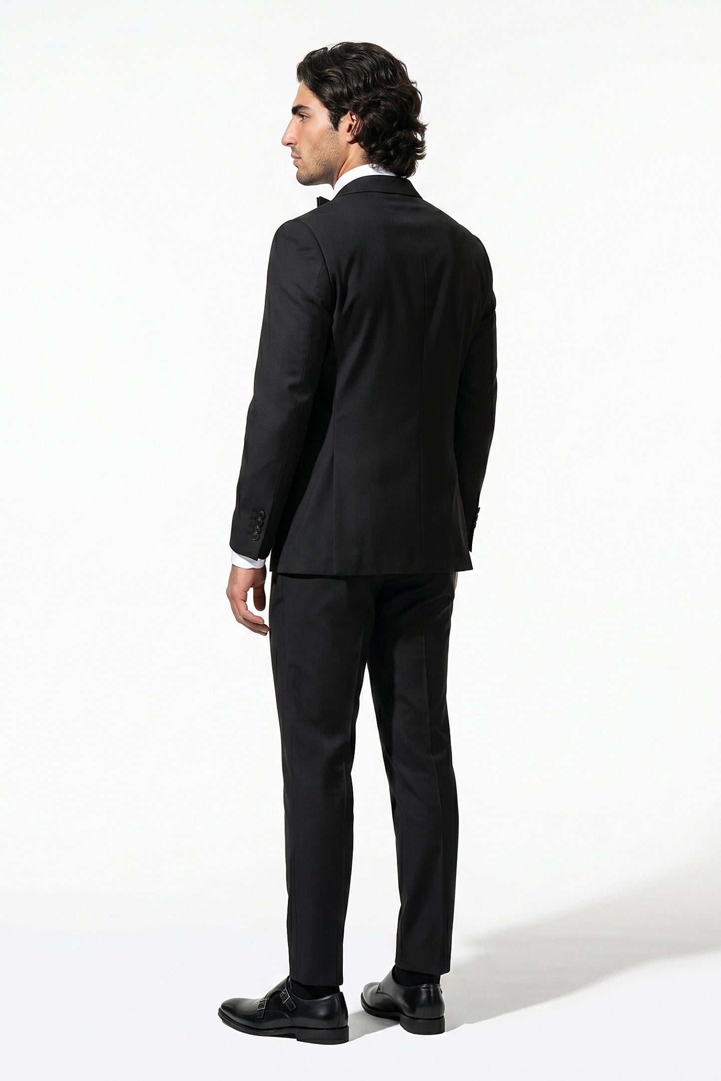 Caurelle | Men’s Two Piece Suit Set Double Breasted Peaked Lapel Tailored