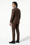 Caurelle | Men’s Two Piece Suit Set Double Breasted Peaked Lapel Tailored